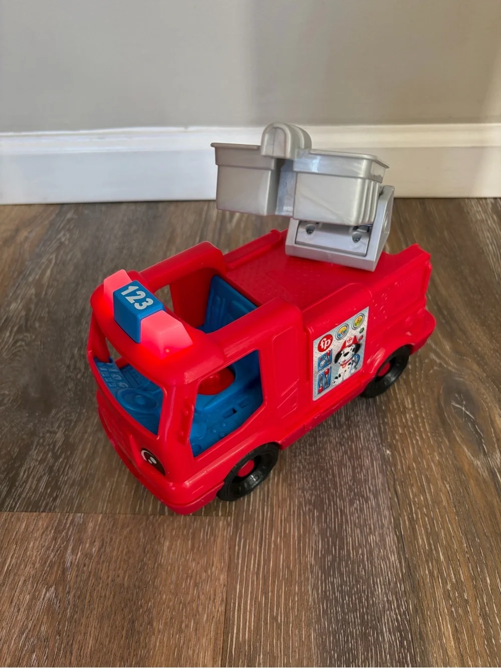 Fisher Price Little People musical red fire truck as is. Works